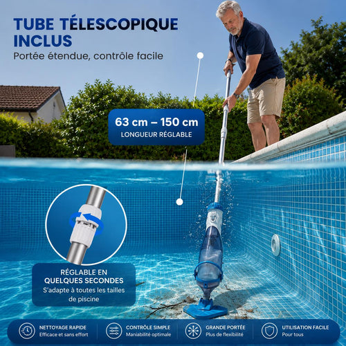 Aspirateur de piscine sans fil
