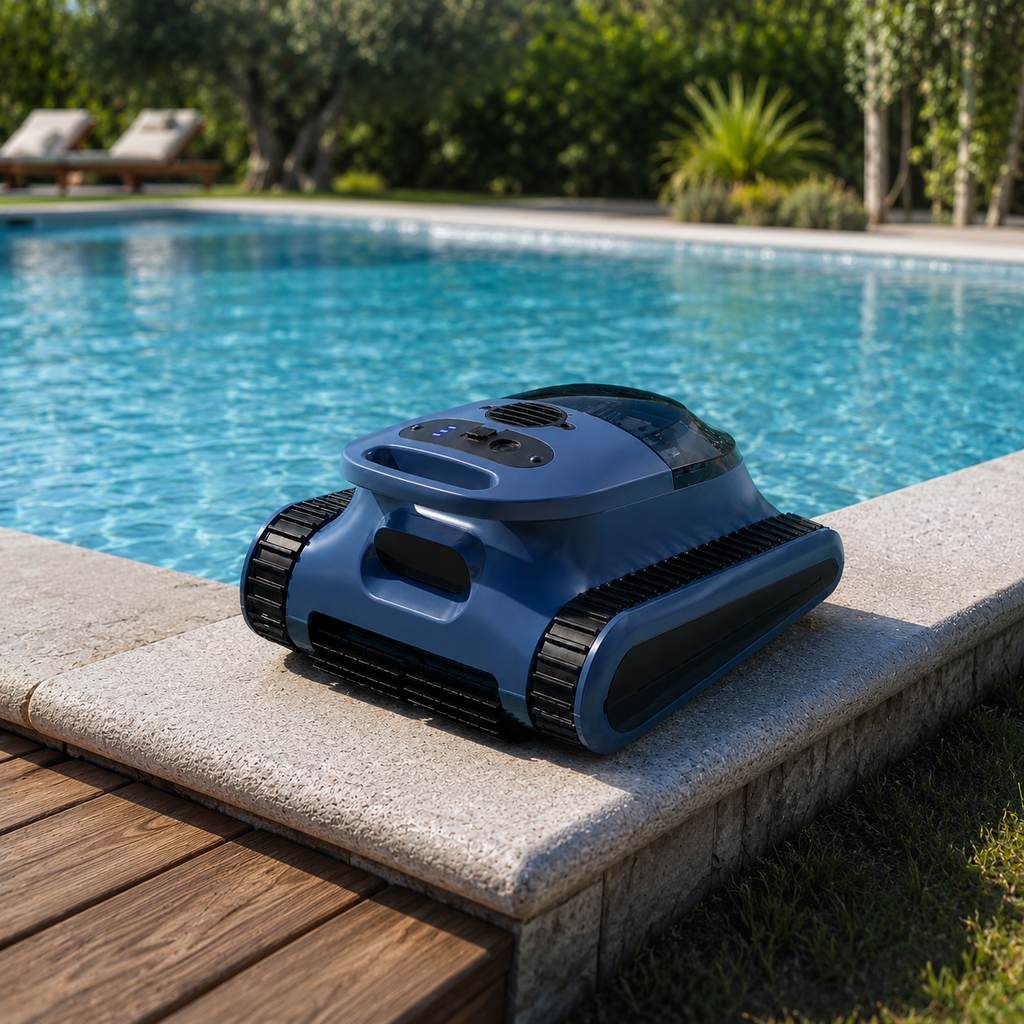 Robot de piscine sans fil – Nettoyage automatique du fond et des parois