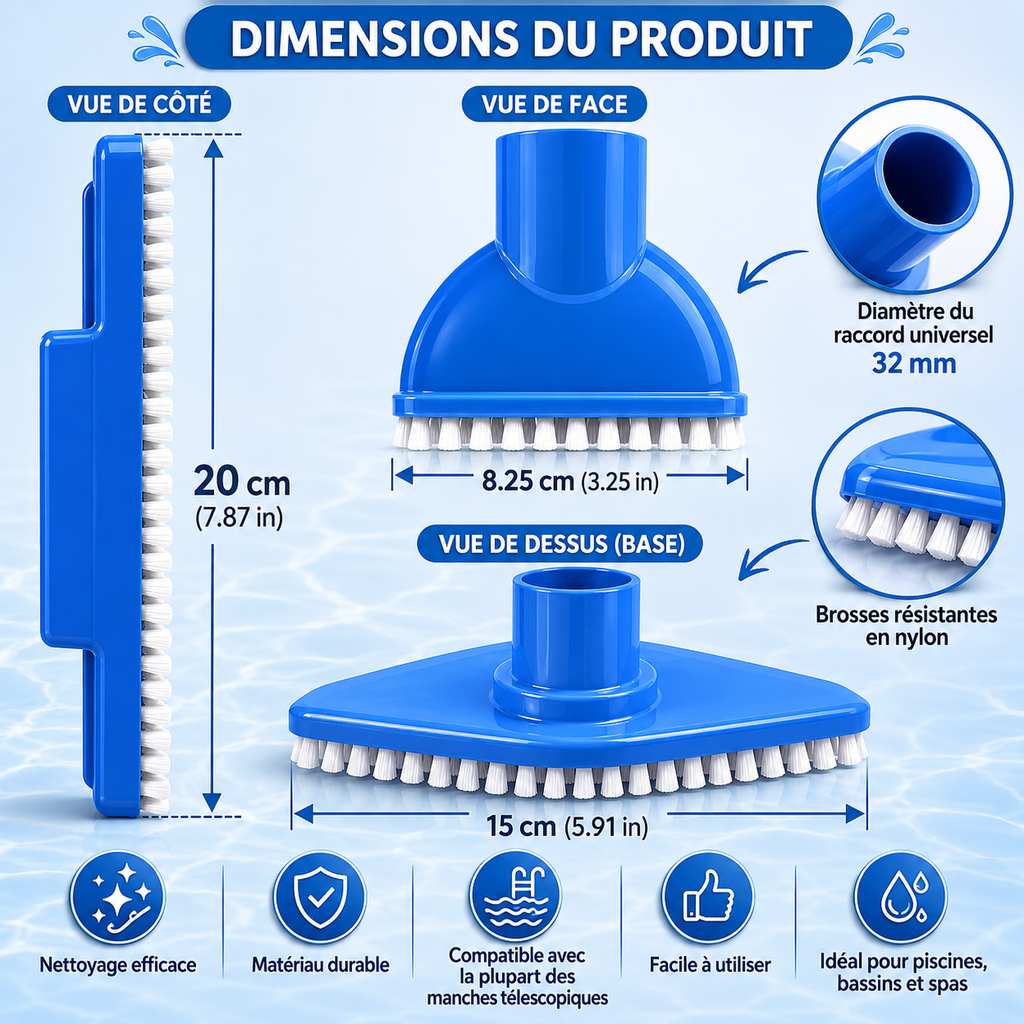 Aspirateur de piscine sans fil