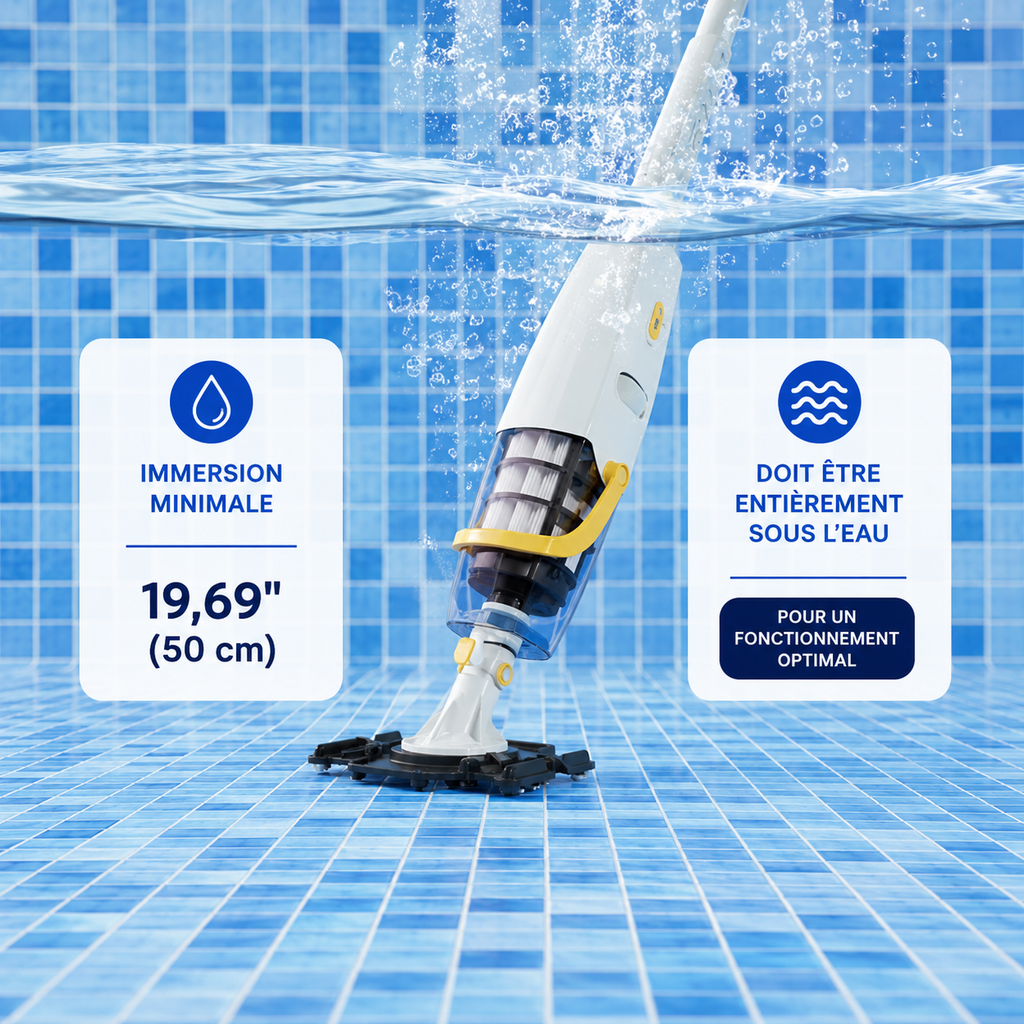 Aspirateur de piscine sans fil - Blossom
