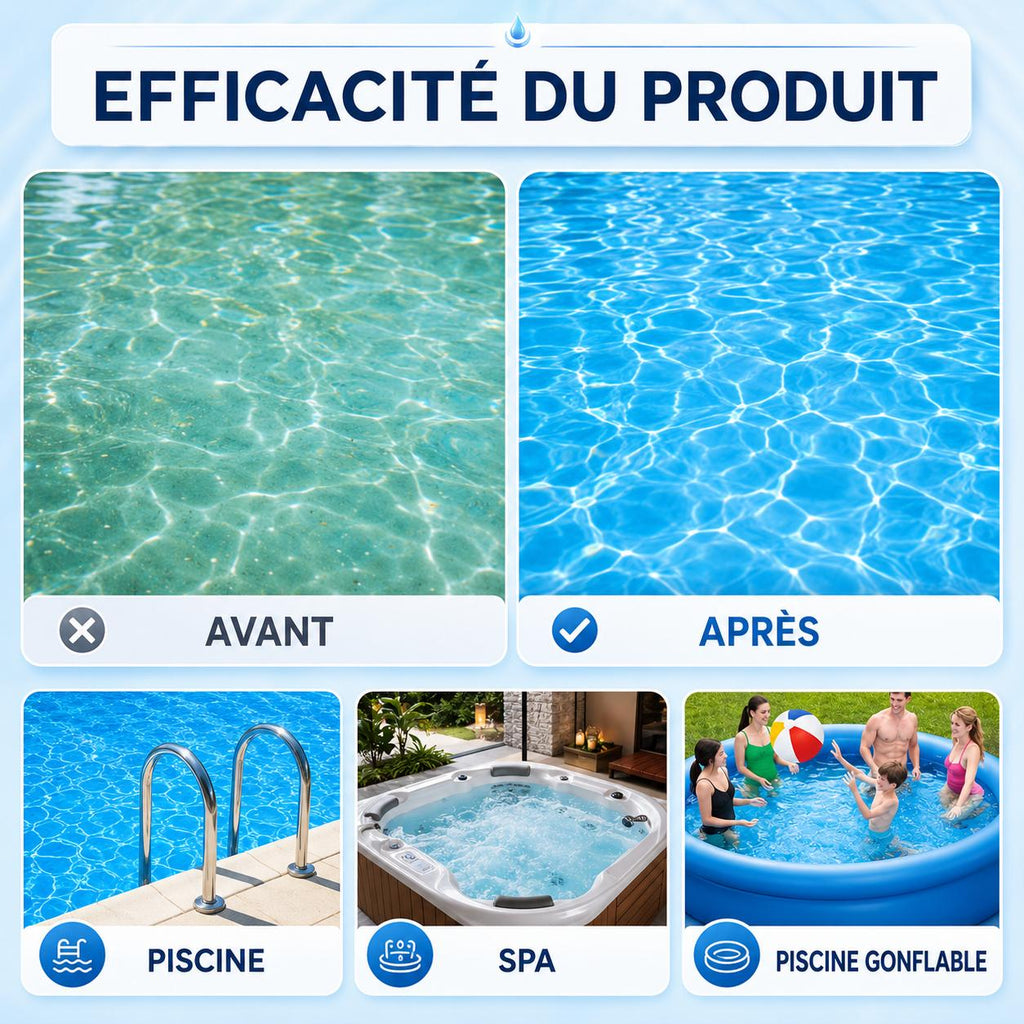 Comprimés de chlore pour piscine