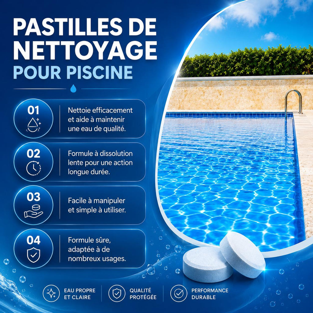 Comprimés de chlore pour piscine